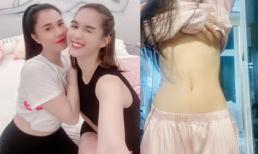 Chị gái Ngọc Trinh vén áo khoe eo thon sau 8 tháng sinh nở, dân tình đua nhau hỏi bí quyết