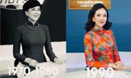 Mai Ngọc tái hiện hình ảnh MC Thời Sự VTV qua 50 năm