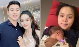 Duy Mạnh đăng ảnh vợ nhợt nhạt, kém sắc khi đang ở cữ, tiết lộ không được chiều nhất nhà như trước