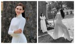 Võ Hoàng Yến tung ảnh áo dài  yểu điệu thục nữ nhưng tấm cuối lại cực lầy lội