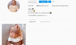 Dân mạng tranh cãi khi vợ chồng Duy Mạnh - Quỳnh Anh lập Instagram cho con trai vừa mới sinh