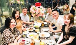 Huỳnh Anh vui vẻ đi ăn cùng bố mẹ Quang Hải, dân tình đoán sắp kết hôn?