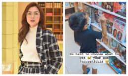 Ngắm quý tử làm điều này khiến Hà Tăng phải thích thú tag luôn chồng vào