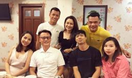 Nhạc sĩ Hoàng Bách cùng Công Phượng đến mừng đầy tháng con cầu thủ Ngô Hoàng Thịnh