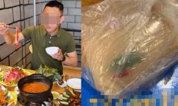 Lần đầu hẹn hò ở quán ăn, chàng trai xin hẳn bịch nước lẩu to đùng về nấu mì khiến bạn gái ngán ngẩm