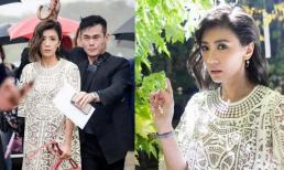 Kiểu tóc lob của Giả Tịnh Văn quá đẹp! Mặc váy đầm quý phái và thanh lịch, còn để tóc ngắn rất nữ tính!