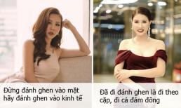 HH Thu Hoài cùng loạt sao Việt đưa ra quan điểm về chuyện đánh ghen và việc chồng đánh vợ để bảo vệ bồ nhí