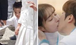 Con trai tình cũ của Song Hye Kyo mới 5 tuổi đã biết 'lo sốt vó' khi thấy mẹ ôm hôn trai lạ 