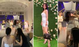 Mừng bạn thân ế lâu năm lấy được chồng, hội bạn quẩy tung nóc đúng kiểu 'lúc đi hết mình, lúc về hết hồn'