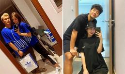 Không thua kém Bùi Tiến Dũng, Hà Đức Chinh cũng diện áo đôi cực đẹp bên bạn gái