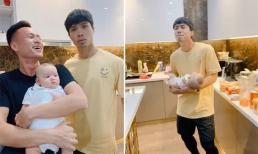 Vợ dính nghi án mang bầu, Công Phượng thử 'làm bố' với biểu cảm cực hài