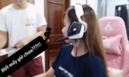 Kelvin Khánh 'lầy lội' cầm dao 'dọa' Khởi My vì mải chơi game mà quên giờ tập gym