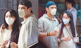 Giữa tin đồn rạn nứt, 'tình cũ Phùng Thiệu Phong' lộ bụng bầu to lùm lùm, xuất hiện bên cạnh ông xã nhà trùm mafia Hong Kong