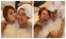 Mừng sinh nhật ông xã Lương Thế Thành, Thúy Diễm tung ảnh 2 vợ chồng đắm mình trong bồn tắm 