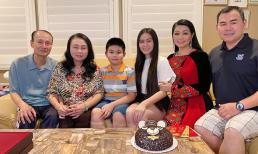 NSƯT Ngọc Huyền mừng sinh nhật con trai, dung mạo quý tử lập tức chiếm sóng