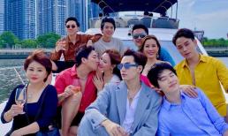 Hội bạn tụ tập trên du thuyền sang chảnh, nhưng nổi nhất vẫn là nụ hôn của MC Trấn Thành và Hari Won