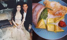 Người giúp việc vắng nhà, Huyền Baby được chồng đại gia vào bếp nấu ăn phục vụ, làm đúng 'thực đơn' yêu thích