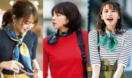 Chiếc khăn lụa đẹp quá! Vừa thanh lịch vừa trí tuệ, hãy nhanh học hỏi 