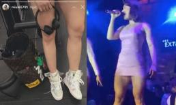 Miu Lê phản ứng thế nào khi lộ bắp đùi to và bị gọi là 'cô bé đô con'?