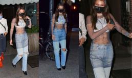 Siêu mẫu Bella Hadid xuất hiện trên đường phố New York với gu thời trang 'hết hồn'
