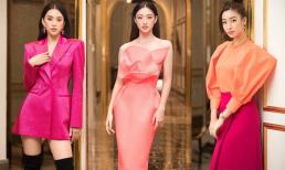 Dàn mĩ nhân Vbiz đọ sắc lộng lẫy trên thảm đỏ họp báo Bán kết Hoa hậu Việt Nam 2020