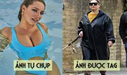  'Kỳ quan thứ 8' - Kelly Brook lộ thân hình xồ xề khi dạo phố! Ảnh chụp và ảnh thường khác nhau 'một trời một vực'