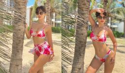 Siêu mẫu Hà Anh bật mí cách giữ eo thon sau khi sinh