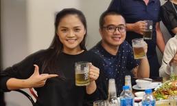 Diễn viên Thu Quỳnh cùng bạn trai xuất hiện trong sinh nhật con gái Nguyệt Hằng