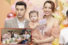 Ưng Hoàng Phúc hội ngộ Phạm Quỳnh Anh và Thu Thủy trong tiệc sinh nhật 1 tuổi của con gái
