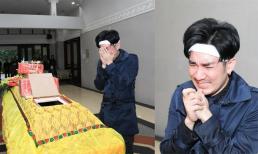 Ca sĩ Quang Hà đau đớn 'khóc nấc' trong tang lễ anh trai