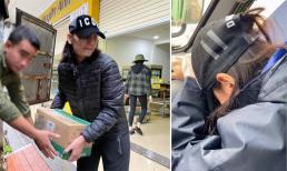 Sau H'Hen Niê, đến lượt Lê Thúy khóc nức nở vì bị trách móc, xúc phạm khi đi cứu trợ miền Trung