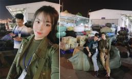 Gác chuyện với chồng cũ Trọng Hưng sang một bên, Âu Hà My giấu mẹ vào miền Trung làm từ thiện