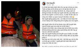 Hòa Minzy tiết lộ lý do bỏ tiền túi toàn bộ cho chuyến cứu trợ miền Trung