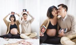 MC Trần Ngọc khoe vợ hot girl mang bầu