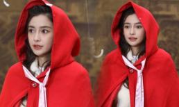 Angelababy leo Top Weibo khi hóa 'Cô bé quàng khăn đỏ': Da trắng ngần, môi đỏ mọng xinh như công chúa 