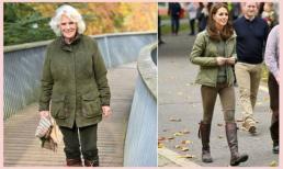 Không ưa Công nương Kate nhưng bà Camilla vẫn bắt chước cách ăn mặc của con dâu từ đầu đến chân