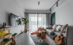 Mẫu trang trí phòng khách chung cư nhỏ thực sự là điểm cộng với giá trị đơn giản 