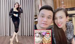 Khắc Việt úp mở hình ảnh đầu tiên của cặp song sinh, bất ngờ khi bà xã giảm cân thần tốc sau sinh