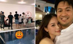 Chưa chính thức làm dâu, Linh Rin đã chứng minh quan hệ 'như người nhà' với gia đình chồng Tăng Thanh Hà