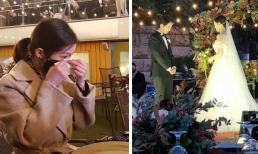 Đám cưới hot nhất Kbiz ngày Halloween: Jang Nara bật khóc nhìn anh trai U50 bước vào lễ đường