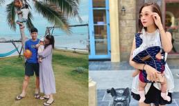 Tiền đạo Phan Văn Đức đưa vợ và con gái đi du lịch Phú Quốc