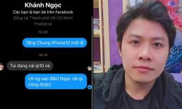 Nhạc sĩ 'Nhật ký của mẹ' lầy lội nhắn tin cho đồng nghiệp xin tặng iPhone 12 và cái kết