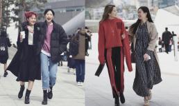 Chụp đường phố thời trang Hàn Quốc mùa thu, rả rích những phong cách thời trang cá tính và năng động