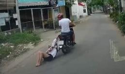 Tên cướp điện thoại kéo lê cô gái hàng trăm mét trên đường phố Sài Gòn gây phẫn nộ