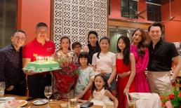 Diễn viên Bình Minh đón sinh nhật bên vợ con và bạn bè