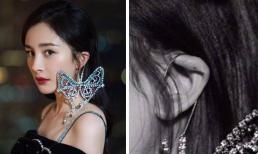 Nhìn Dương Mịch đeo khuyên tai siêu to khổng lồ, dân tình cảm thấy thương cho đôi tai của cô