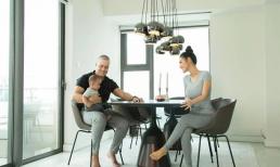 Đinh Phương Ánh khoe quý tử bụ bẫm, đáng yêu, vô tình hé lộ không gian đang sống cùng chồng Tây