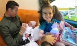 Sinh nhật con gái C. Ronaldo, bạn gái đăng ảnh 'ông bố bỉm sữa' cực tình cảm