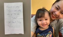 Thức cả đêm chăm con ốm, sáng ra ngủ bù, cô con dâu đọc tờ giấy mẹ chồng để lại mà 'ứa nước mắt' vì hạnh phúc