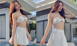 Ninh Dương Lan Ngọc khiến dân tình 'xịt máu mũi' khi diện áo bra ngắn cũn